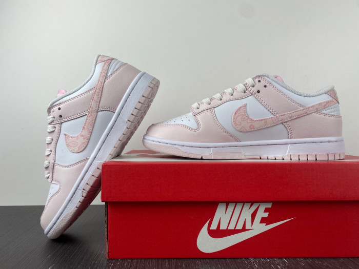 nike dunk low "pink paisley" fd1449-100