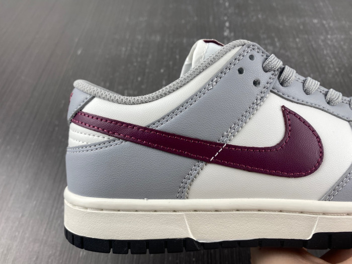 nike dunk low "grey/white/red" dd1503-122