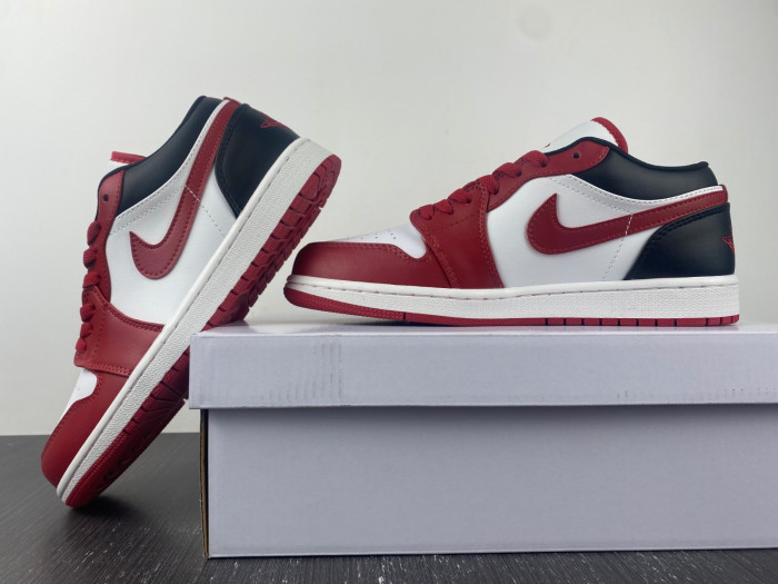 jordan 1 low reverse black toe - dc0774-160