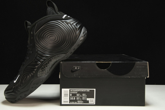 nike x comme des garçons air foamposite one "black" sneakers 17610130
