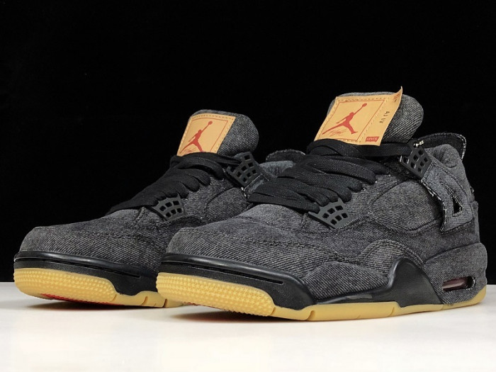 air jordan 4 retro L*v*s nrg  L*v*s - black denim ao2571-001
