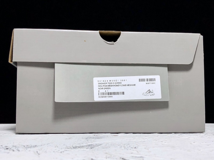 blcg sneaker triple.s.gomma noir green  541624-w0901-2140