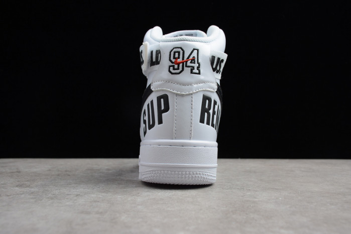 nike air force 1 one high hi white world famous 698696-100