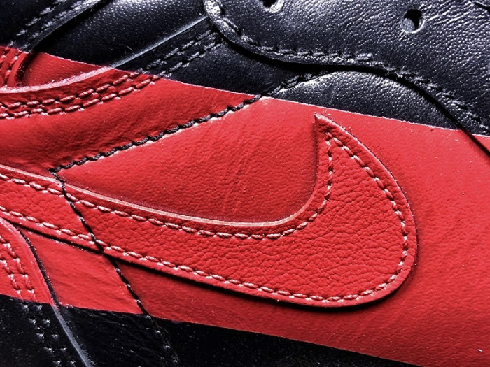 air jordan 1 defiant black red  bq6682-006