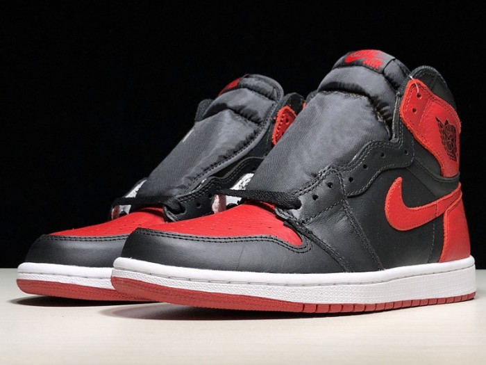 air jordan 1 retro high og banned bred black red  555088 001