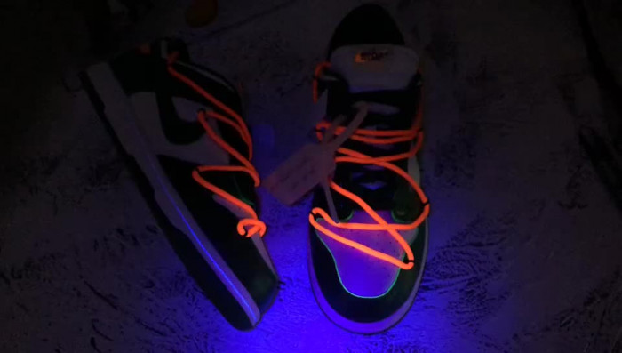 nike dunk low ofw pine green ct0856-100