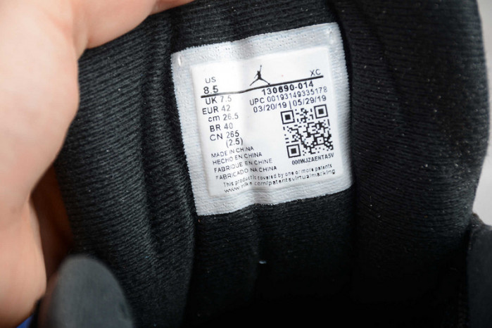 jordan 12 retro black game royal  130690-014