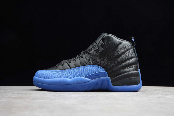 jordan 12 retro black game royal  130690-014