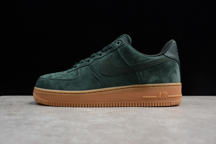 nike air force 1 ´07 l0vt8 suede outdoor green brand  aa1117-300