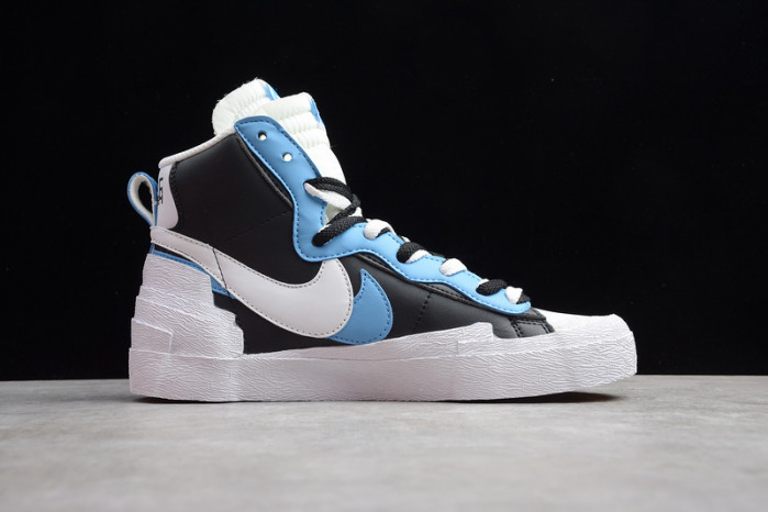 sacai x nike blazer mid university blue bv0072-001