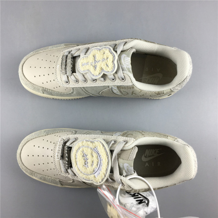 nike air force 1 x travis scott  white grey  cn2405-902
