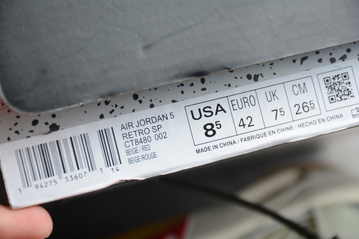 air​ jordan 5 x​off white aj5 ow 3m ct8480-0020