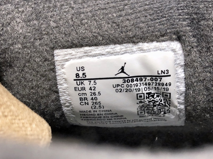 air jordan 4 cool grey 308497-007