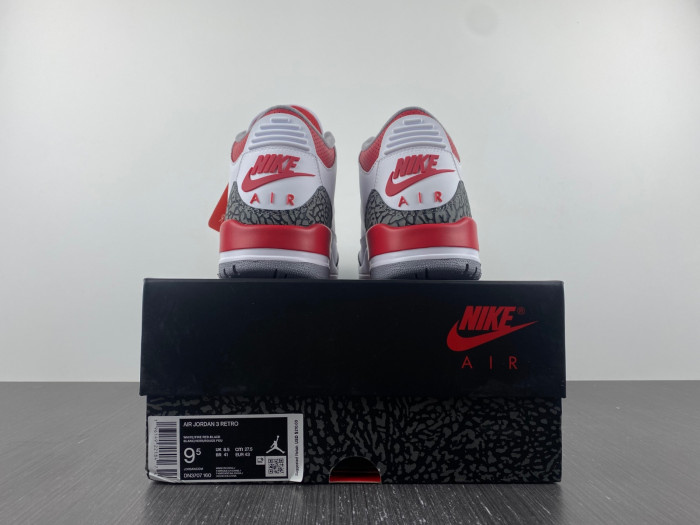 air jordan 3 og fire red 2022 dn3707-160