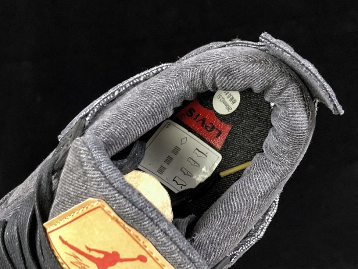 air jordan 4 retro L*v*s nrg  L*v*s - black denim ao2571-001