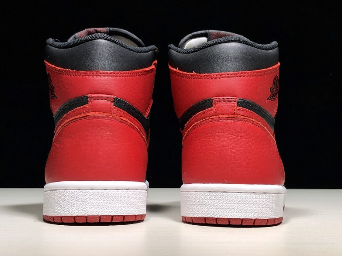 air jordan 1 retro high og banned bred black red  555088 001
