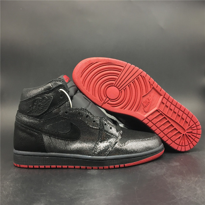 air jordan 1 retro high og black/gym red dc7071-001