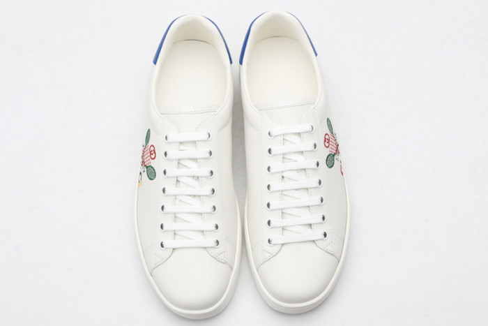 G*u*i ace embroidered low-top sneaker 603696 ay070 9096