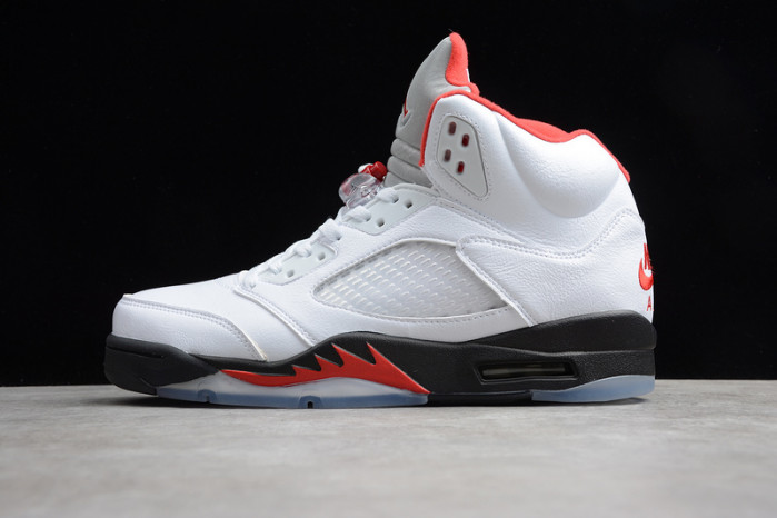 air jordan 5 retro fire red silver tongue (2020)  da1911-102