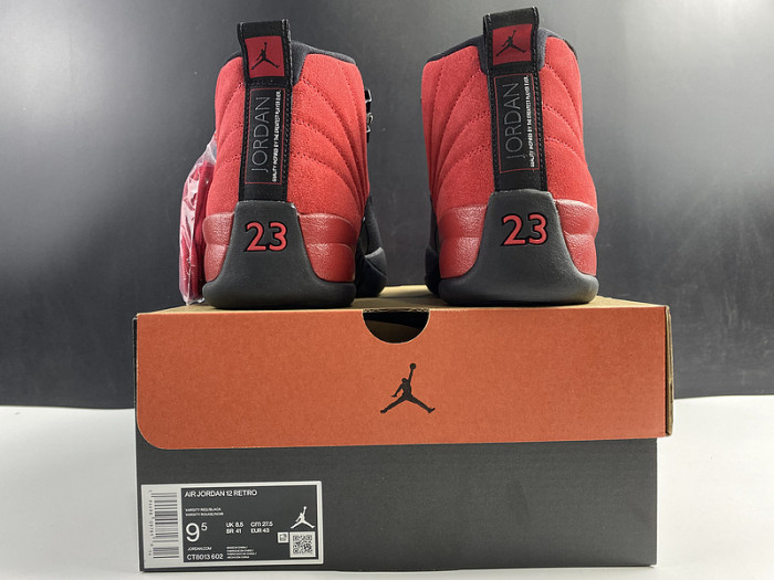 air jordan 12 reverse flu game ct8013-602