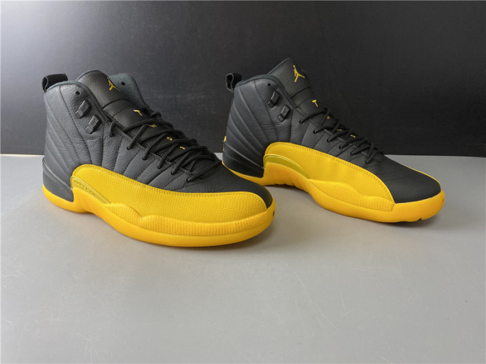 air jordan 12 retro black university gold 130690-070