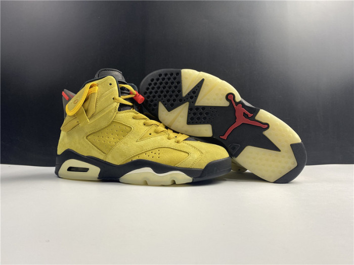 air jordan 6 yellow x travis scott cn1084-300