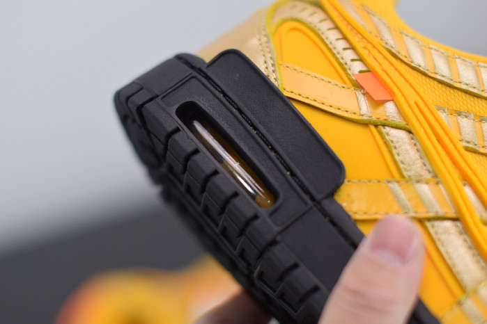 ofw nike air rubber dunk “university gold” cu6015-700