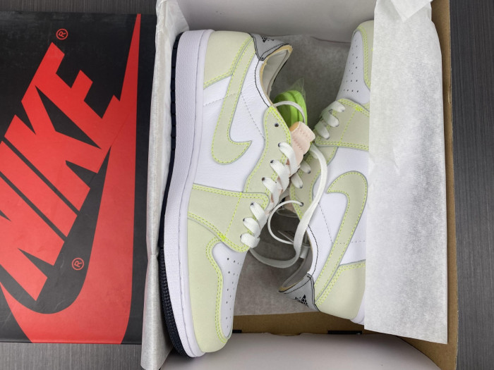 air jordan 1 low og white/ghost green-black dm7837-103