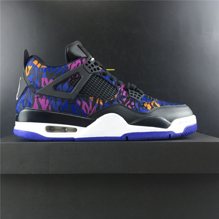 air jordan 4 gs tiger camo rush violet bq9043-005