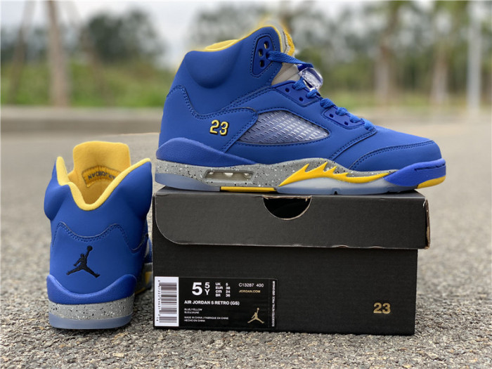 air jordan 5 retro laney varsity royal (gs) c13287-400