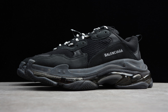 blcg triple s black clear sole  541624 w09o1 1000