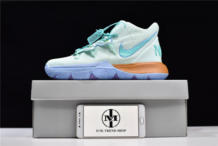 kyrie 5 spongebob squidward (house of hoops special box)  cj6951-300