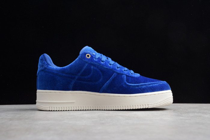 air force 1 low premium 3 velour blue void  at4144-400