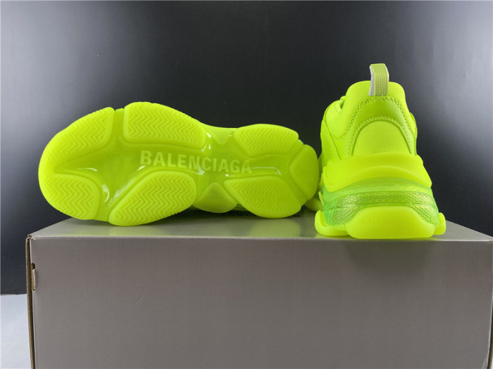 blcg sneaker triple.s.gomma fluorescent green 541624 w2ff1 3720