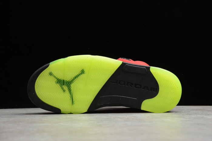 air jordan 5 solar orange what the cz5725-700