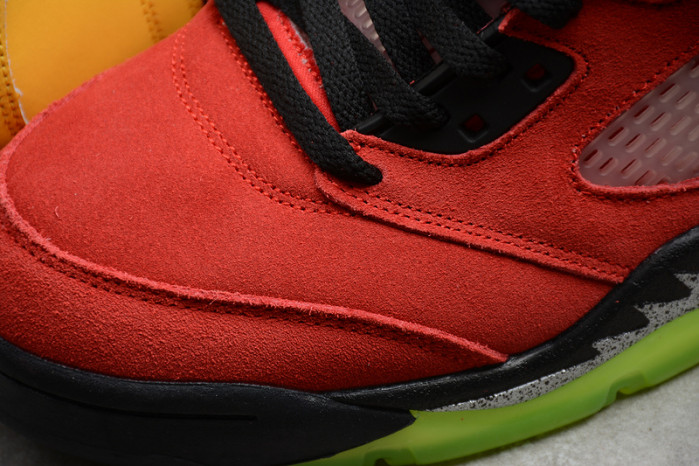 air jordan 5 solar orange what the cz5725-700