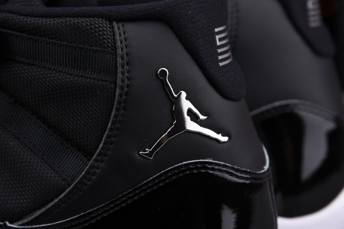 air jordan 11 25th anniversary black silver eyelets ct8012-011