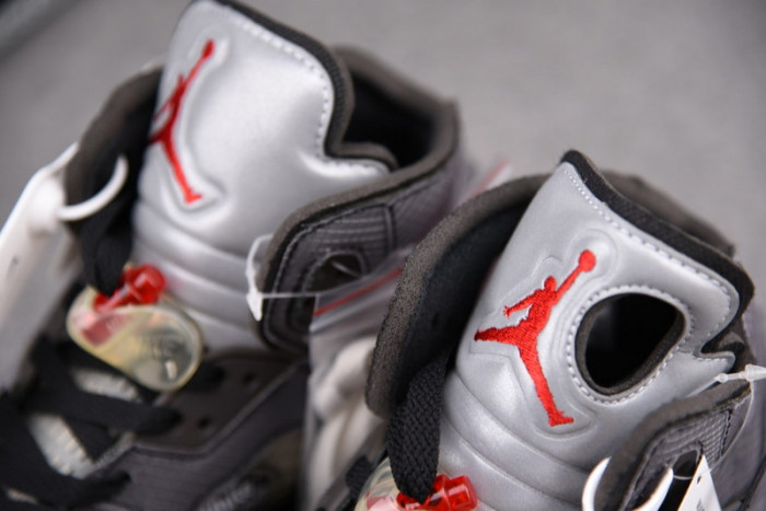 air jordan 5 retro ofw black/muslin-fire red  ct8480-001