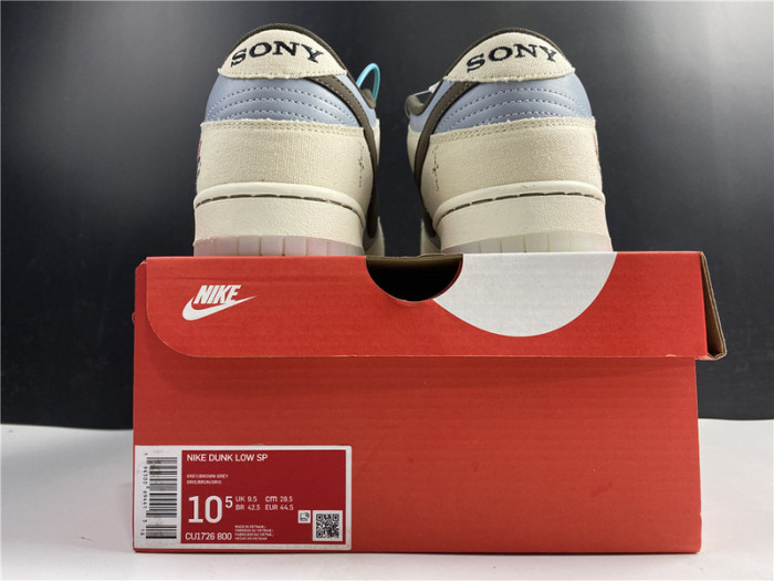 travis scott x playstation x nk sb dunk low cu1726-800