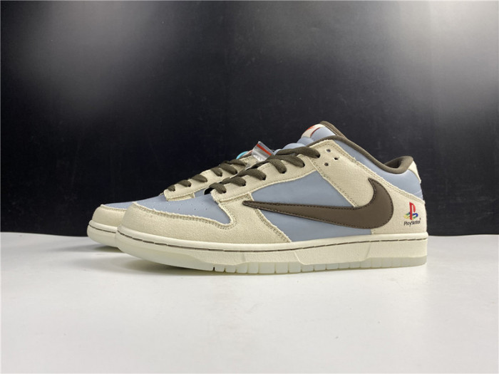 travis scott x playstation x nk sb dunk low cu1726-800