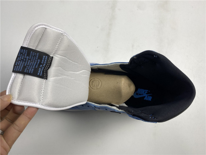 air jordan 1 retro high white university blue black 555088-134