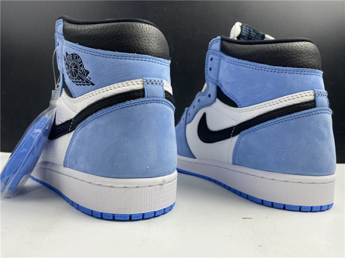 air jordan 1 retro high white university blue black 555088-134