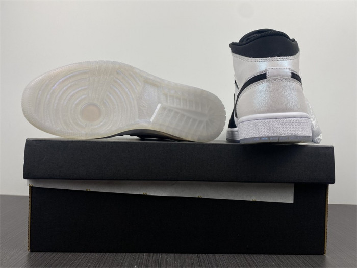 air jordan 1 mid white black Di*m*nd dh6933-100