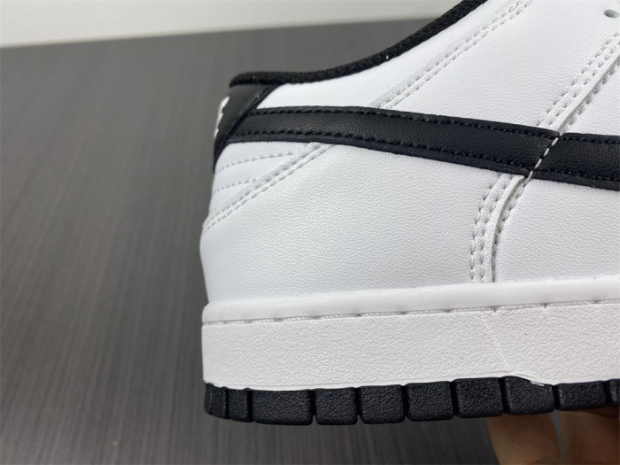 nike sb dunk low white black running shoes dd1503-113