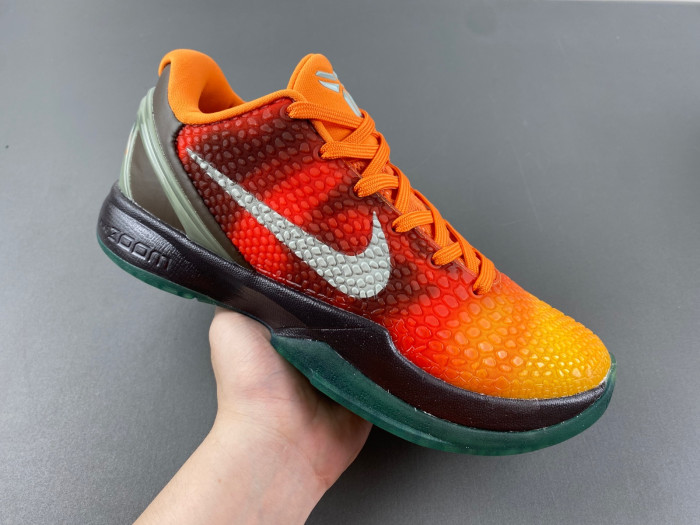 nike kobe 6 asg orange county sunset | 448693-800