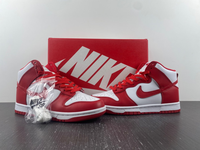 nike dunk high championship white red- dd1399-106