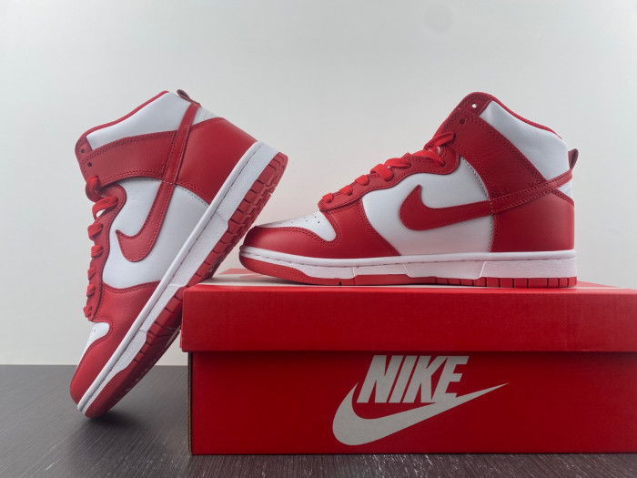 nike dunk high championship white red- dd1399-106