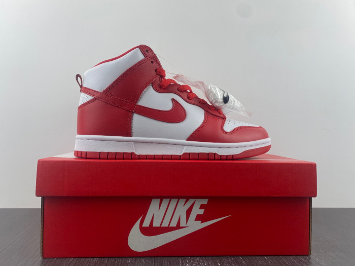 nike dunk high championship white red- dd1399-106