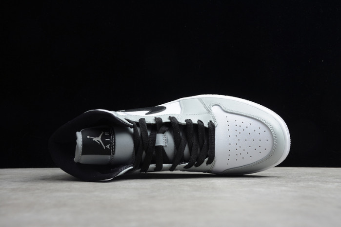 jordan 1 mid light smoke grey - 554724-092
