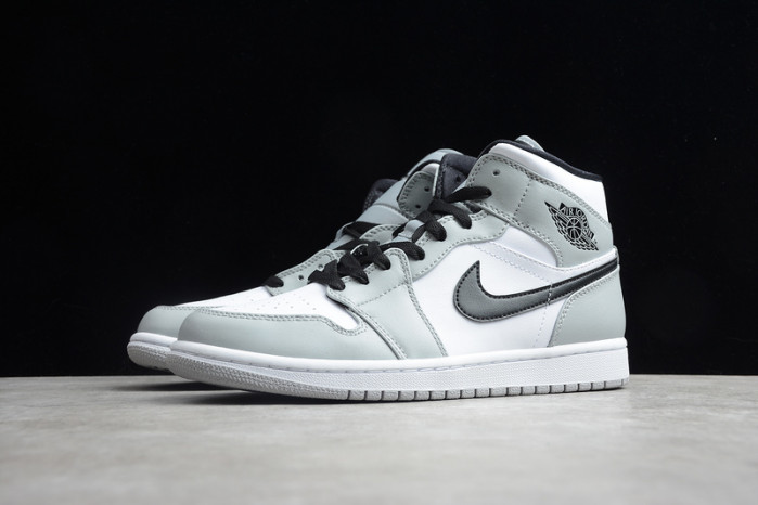 jordan 1 mid light smoke grey - 554724-092